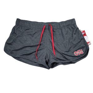 Ohio State Athletic Apparel Buckeyes NCAA OSU Women's Shorts Size XL Gray Lined
